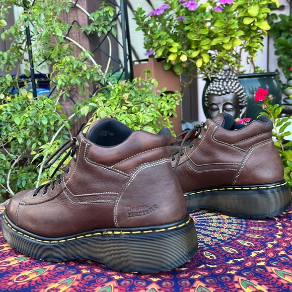 🏴 Dr. Martens MIE Chunky Vintage 7 Eye Platform Ankle Boots UK 7 - Picture 8 of 17